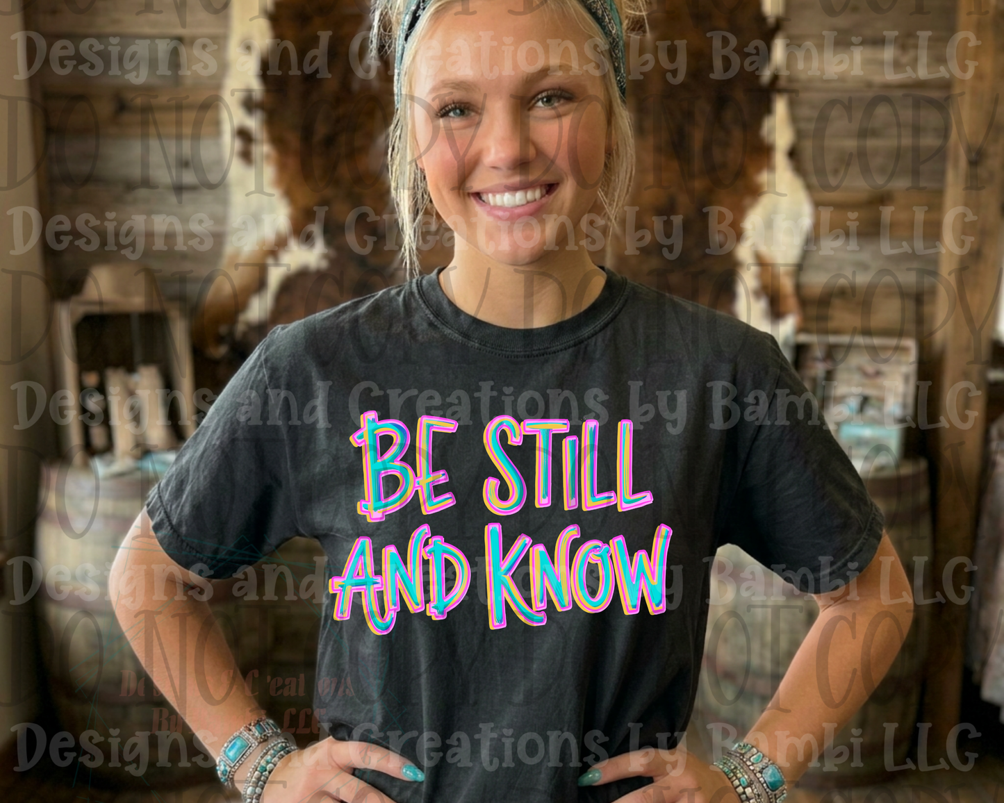 Be Still and Know Brushstroked