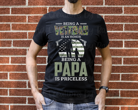 Being A Veteran Camo Font