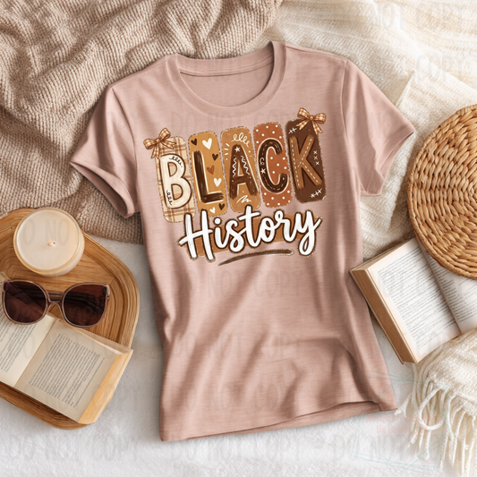 Black History in Block Letters
