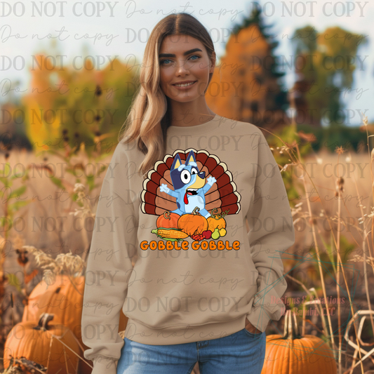 Blue Gobble Gobble