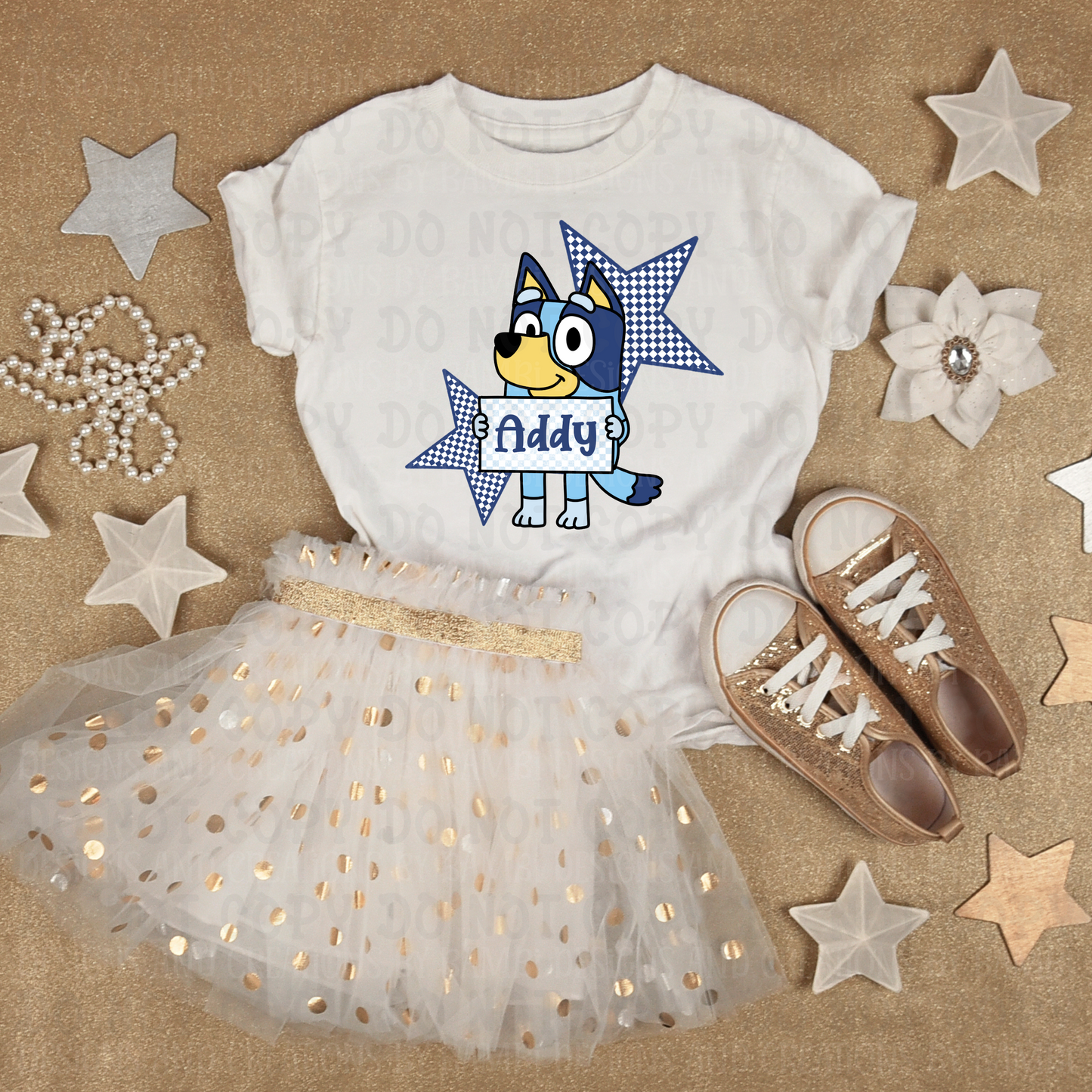 Bluey Personalized (Pinky Calista Font)
