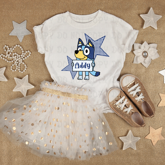 Bluey Personalized (Pinky Calista Font)