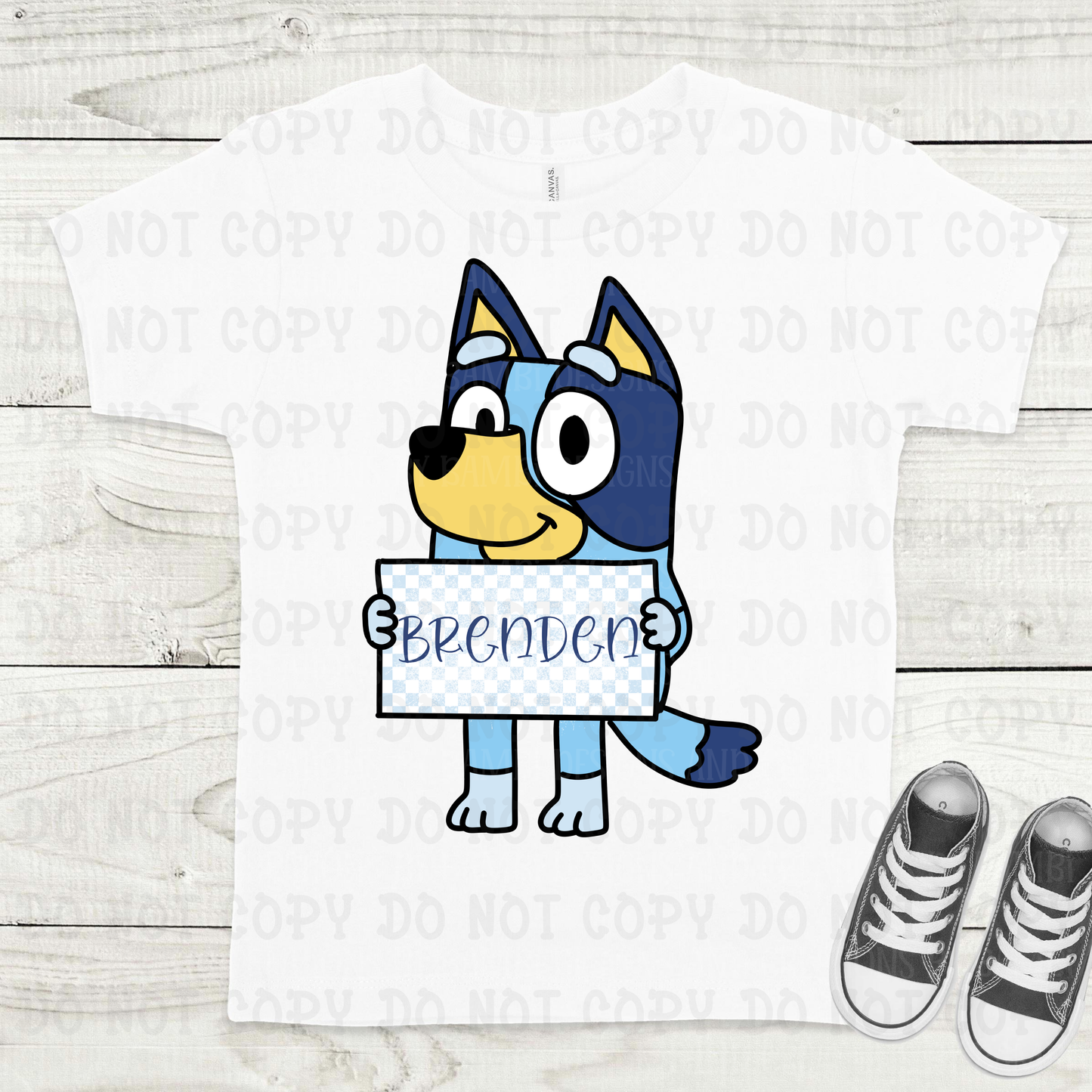 Bluey Personalized (Roasted Lemon Font)