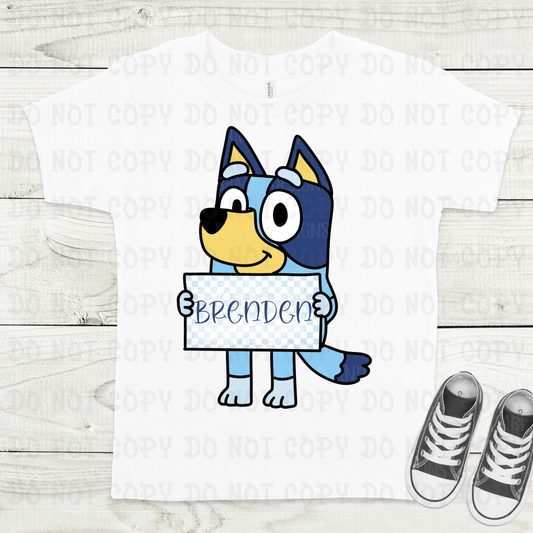 Bluey Personalized (Roasted Lemon Font)