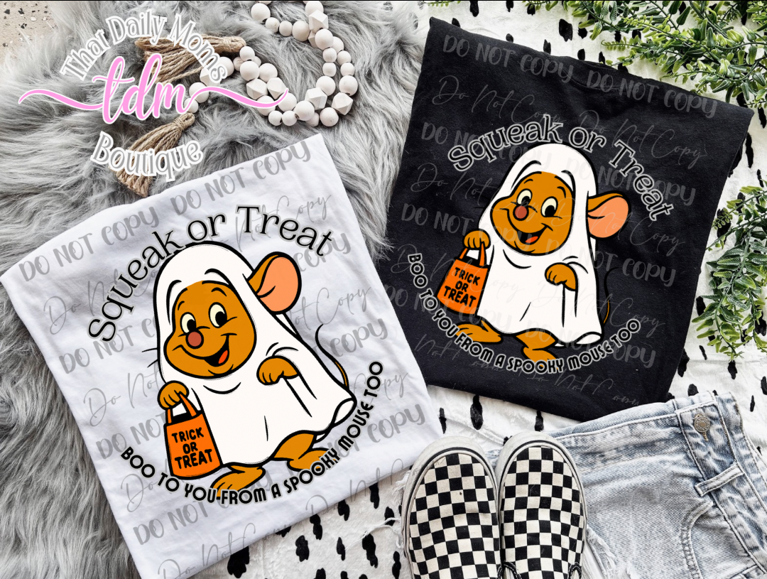 Boo Mouse with Black Font