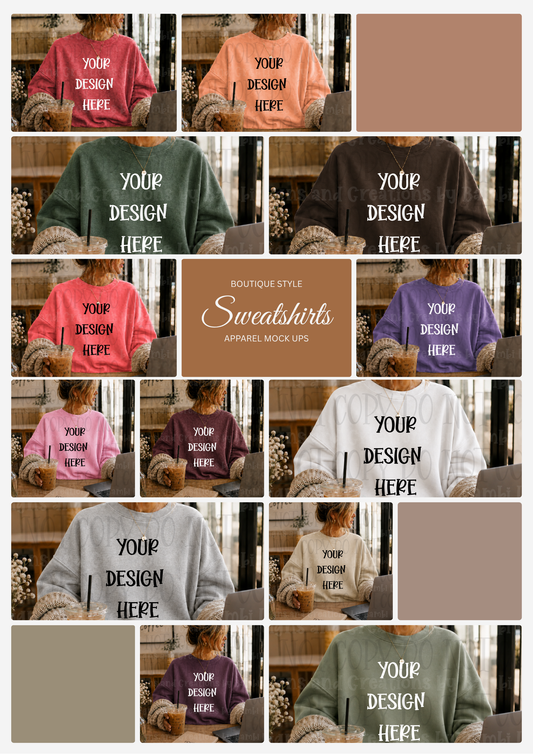 July 2026 Apparel Mock Up Monthly Drive (Large Variety of Brands and Colors)