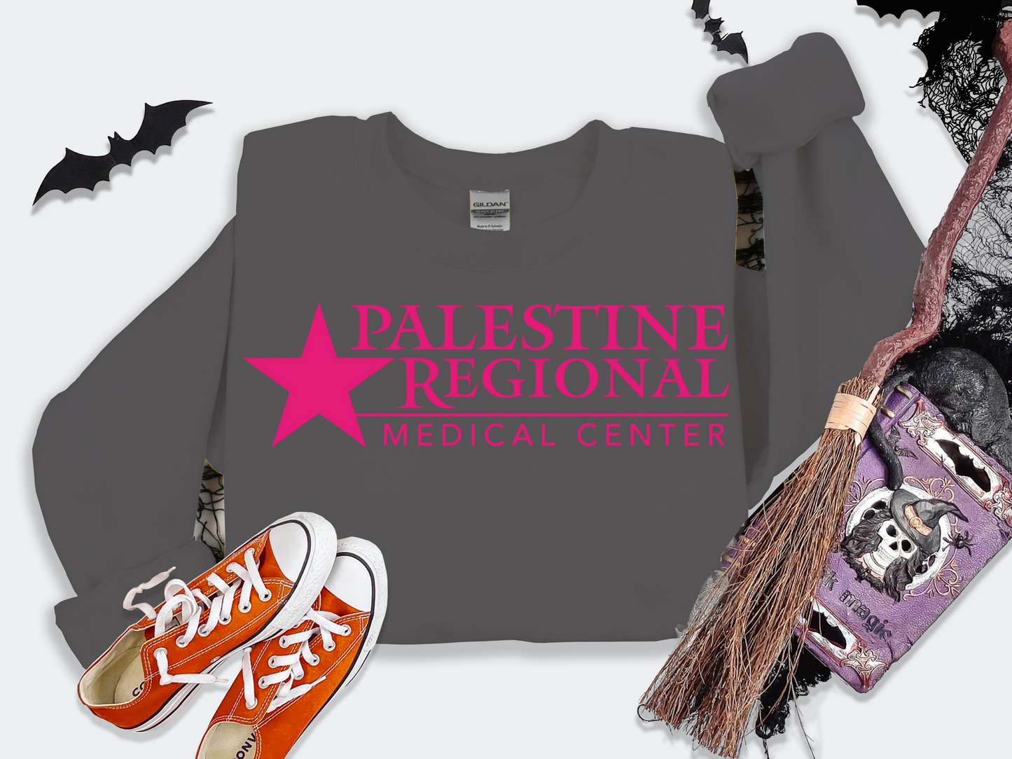 Palestine Regional Medical Center in Breast Cancer Pink Font