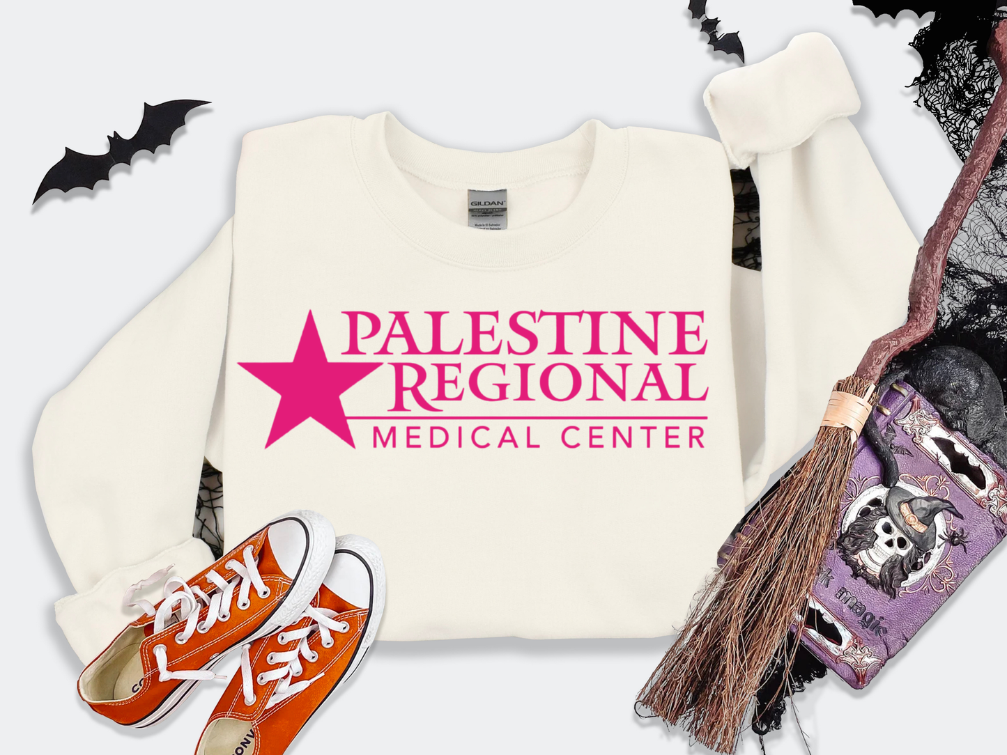 Palestine Regional Medical Center in Breast Cancer Pink Font