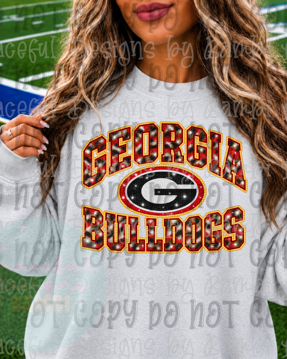 Faux Embroidery Mosaic-Camo Football Teams and Logo Collection