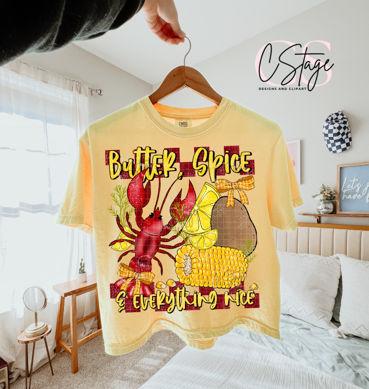 Butter Spice and Everything Nice Crawfish