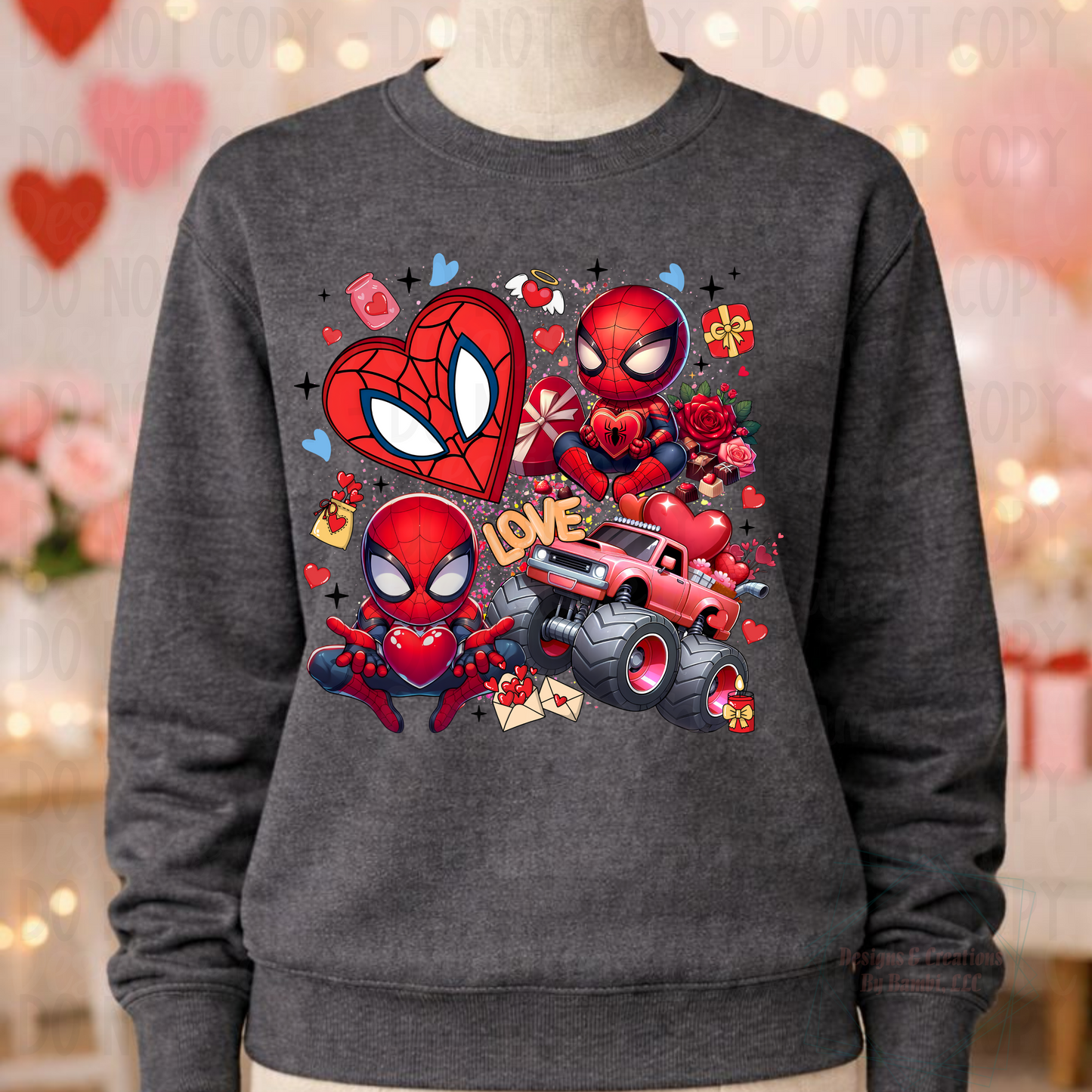 Coquette Happy Valentine Spiderman