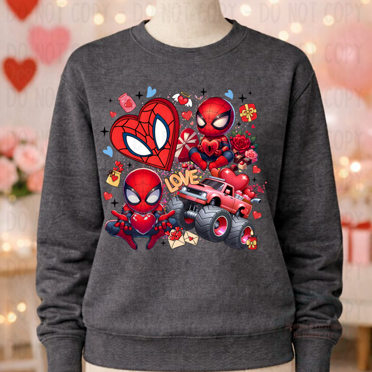 Coquette Happy Valentine Spiderman