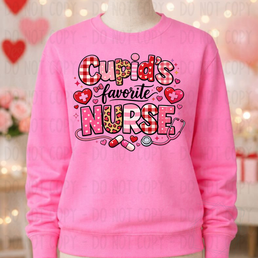 Cupid's Favorite Nurse Pink