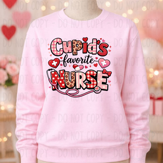 Cupid's Favorite Nurse Red