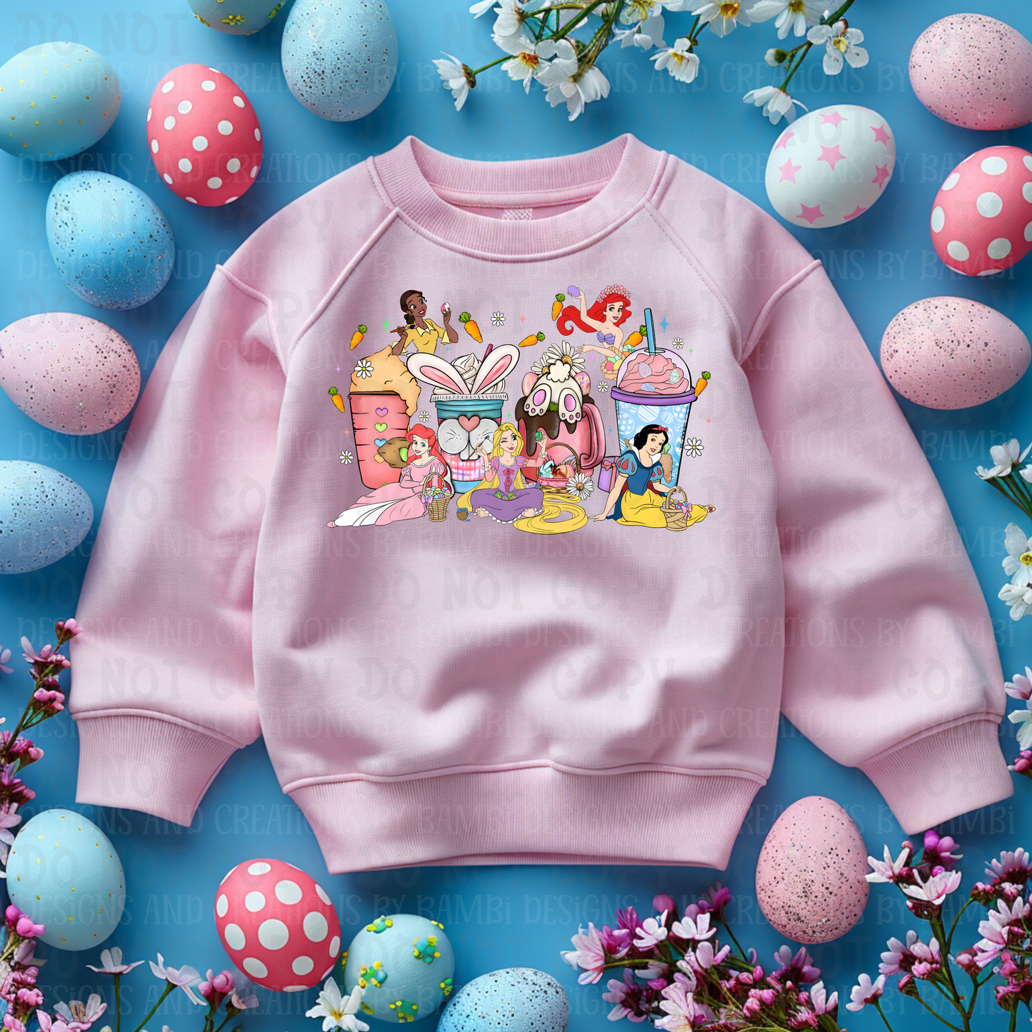 Cups of Easter Joy with Princesses