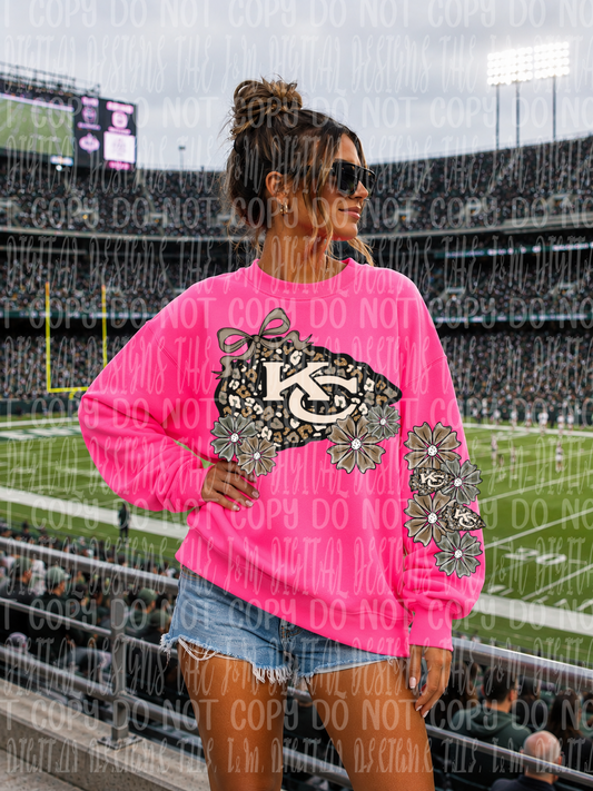 Faux Embroidery Camo KC (Front/Sleeve)