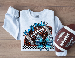 Faux Sparkles and Embroidery Football Collection