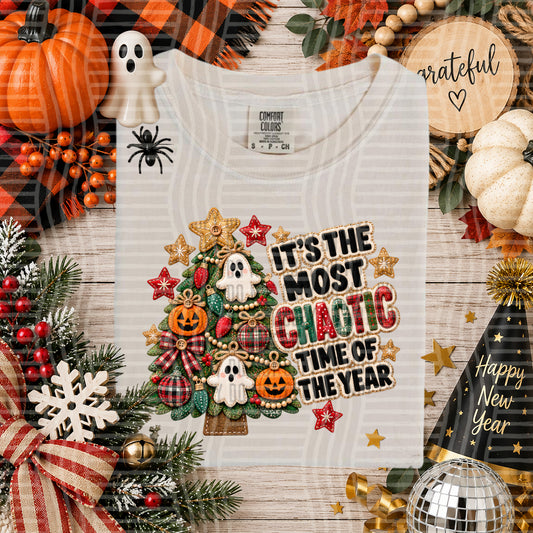 Faux Embroidery Chaotic Time of Year