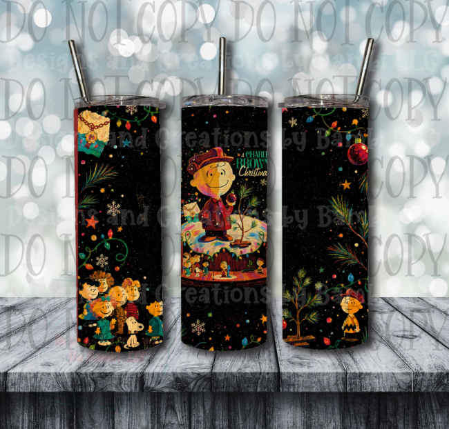Charlie Brown 20oz Skinny Sublimation Tumbler