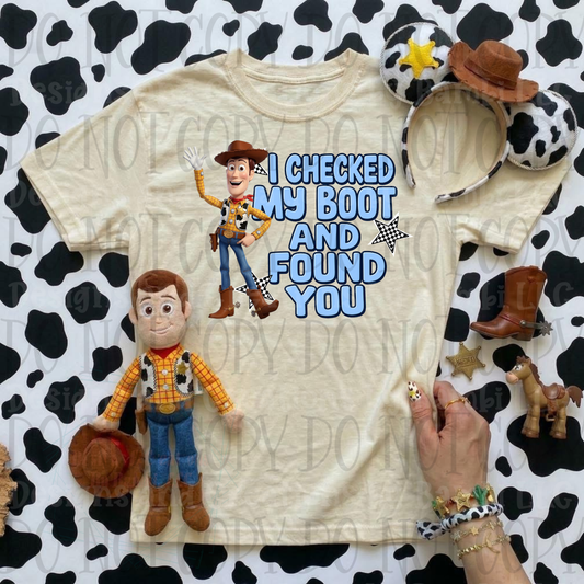 Checked My Boot TS