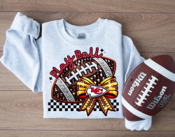 Faux Sparkles and Embroidery Football Collection
