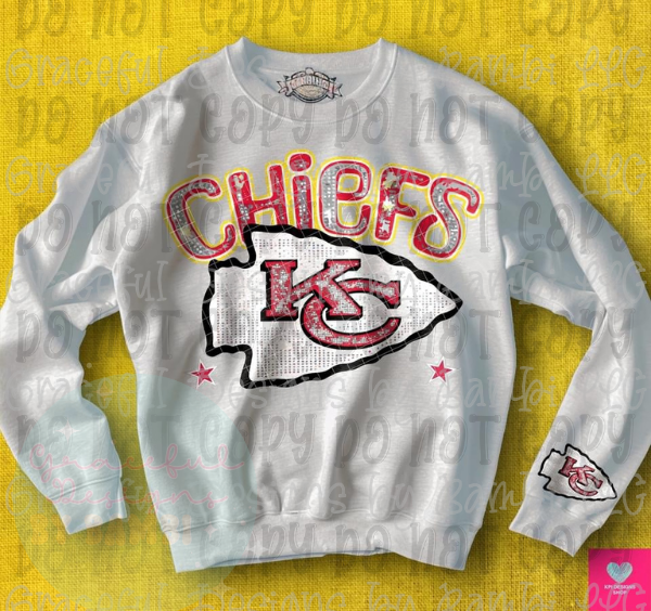 Faux Glitzy Football (Front/Sleeve) Collection