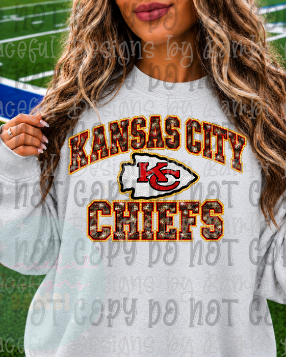 Faux Embroidery Mosaic-Camo Football Teams and Logo Collection