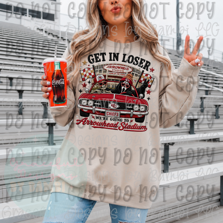 Faux Embroidery Get in Loser Collection