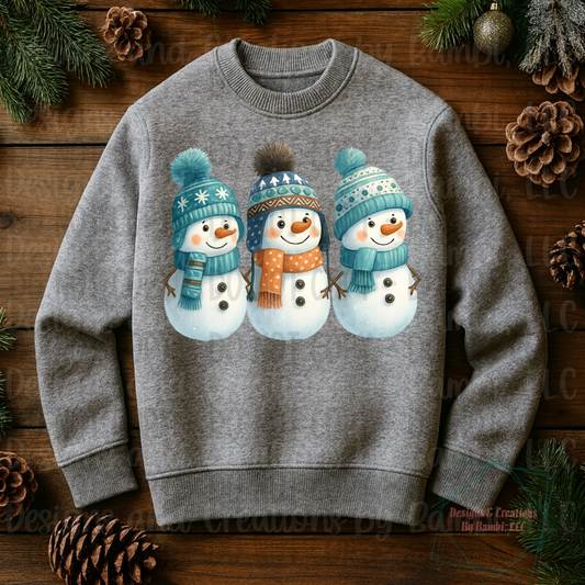 Christmas Trio Snowmen