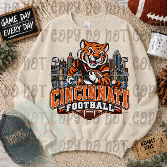Faux Embroidery Teams Football Collection
