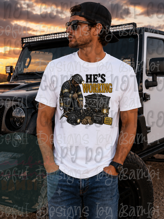 Faux Embroidery He's A Working Title Collection