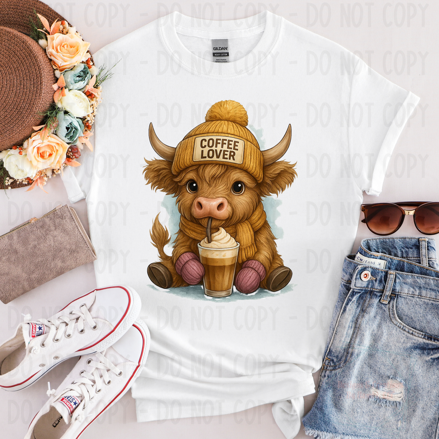 Coffee Lover Mustard with Highland Cow