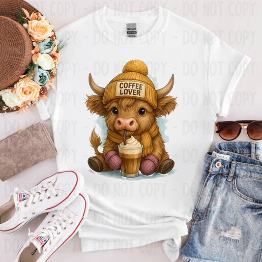 Coffee Lover Mustard with Highland Cow