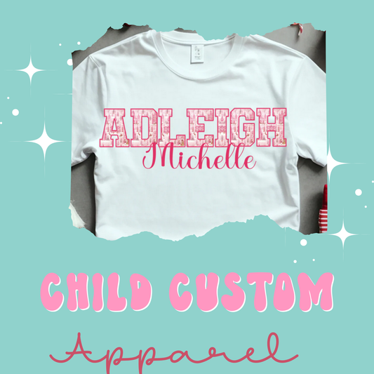 Child Custom Apparel Request