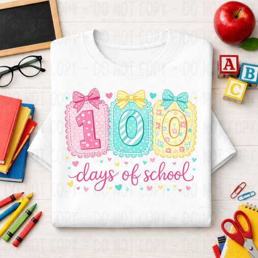 Colorful 100 Days of School