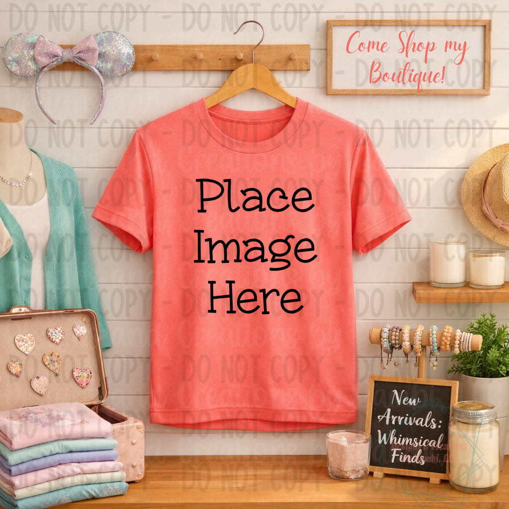 Boutique Themed Indoor Lifestyle Gildan Apparel Mock Ups