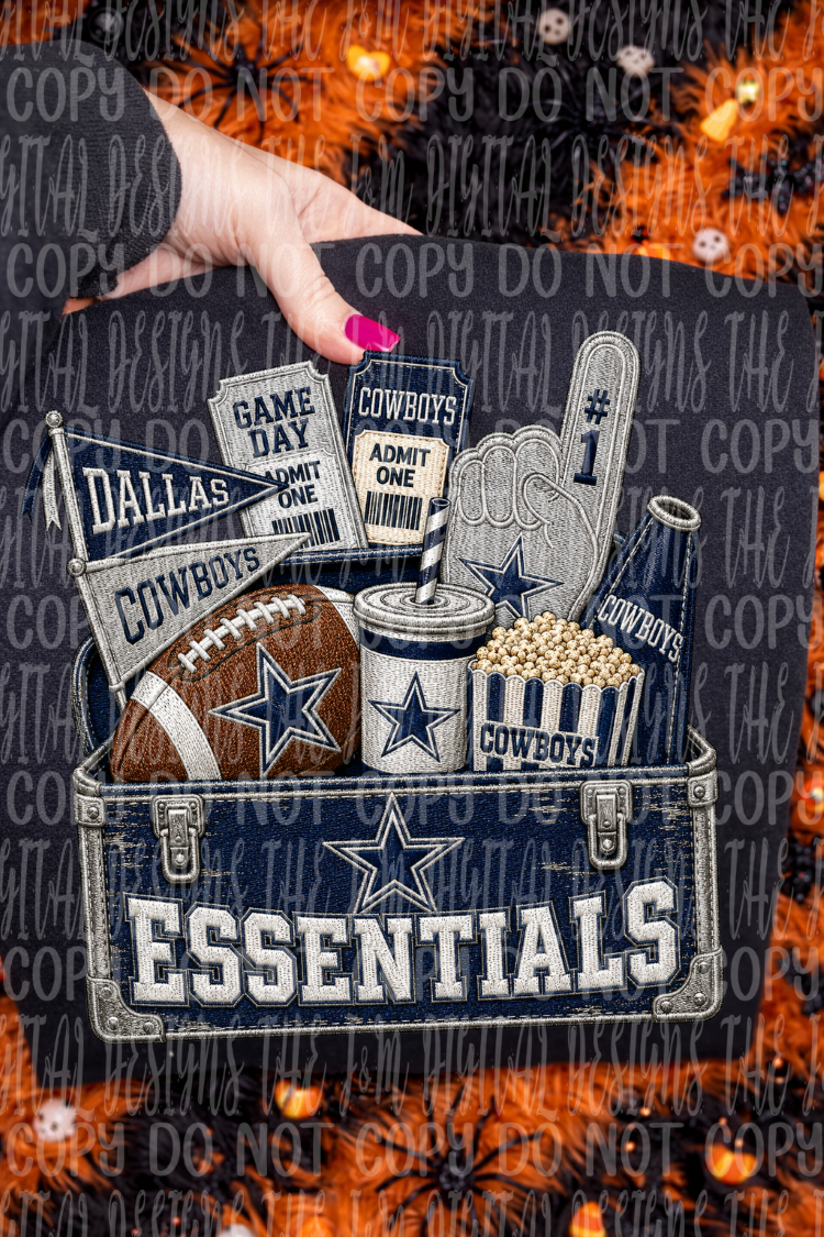 Faux Embroidery Toolbox Essentials Football Collection