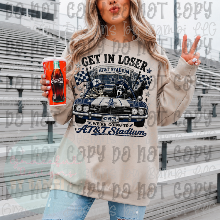 Faux Embroidery Get in Loser Collection