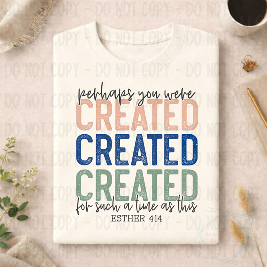 Created Peach-Blue-Green
