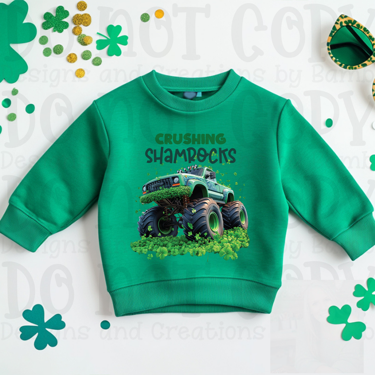 Crushing Shamrocks with Big Truck