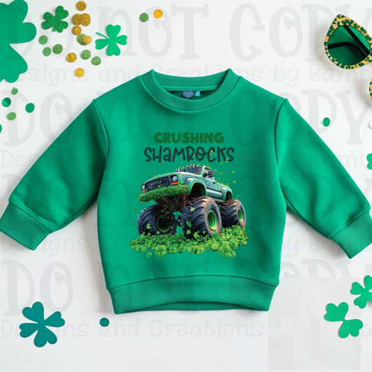 Crushing Shamrocks with Big Truck