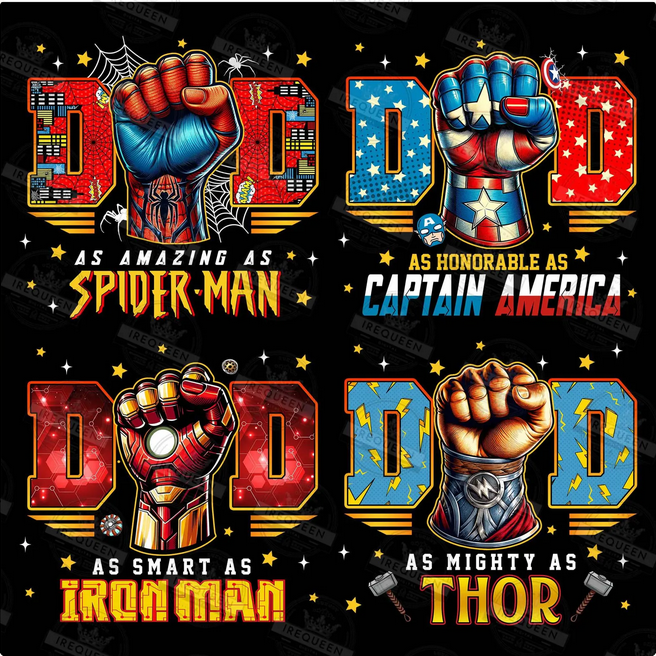 Daddy You Are Superheroes Collection
