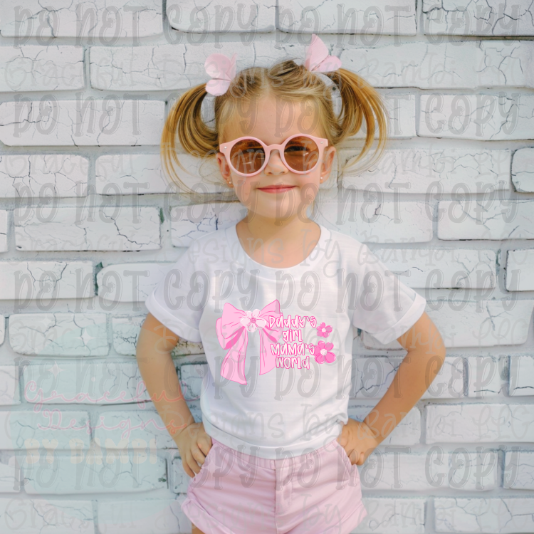 Daddy's Girl Pink Font