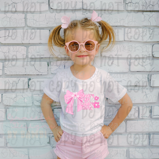 Daddy's Girl Pink Font
