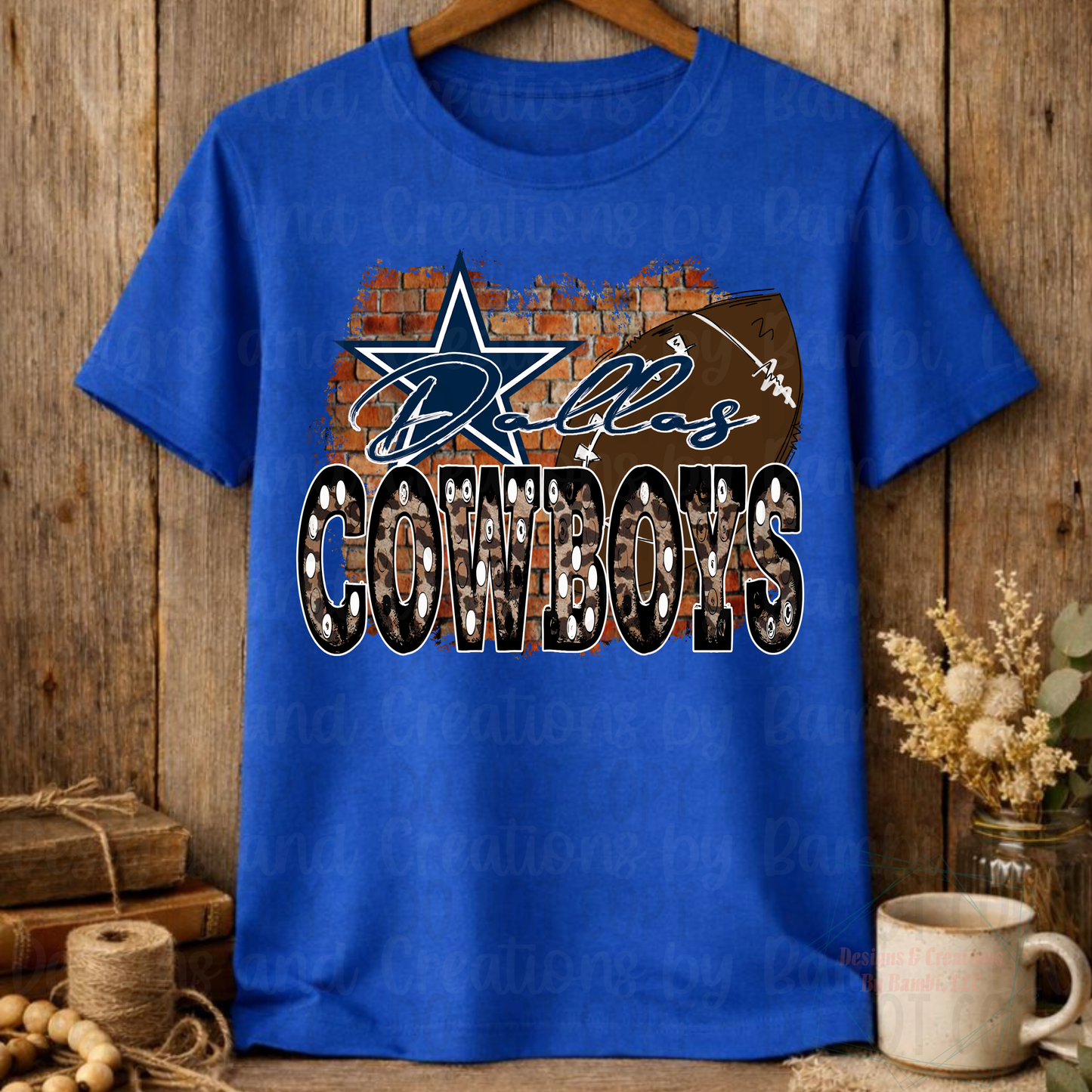 Dallas Cowboys with Football