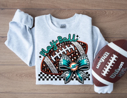 Faux Sparkles and Embroidery Football Collection