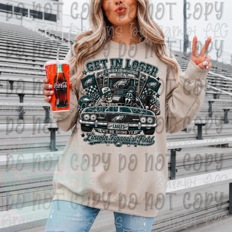 Faux Embroidery Get in Loser Collection