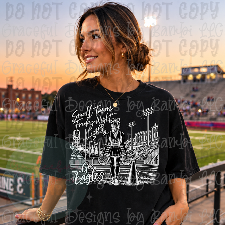 Halftone Friday Night Lights Local School Collection