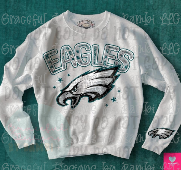 Faux Glitzy Football (Front/Sleeve) Collection
