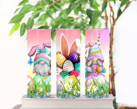 Trio of Easter Gnomes 20oz Sublimation Tumbler
